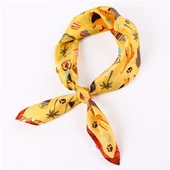 Seidenschal mit Tiermuster